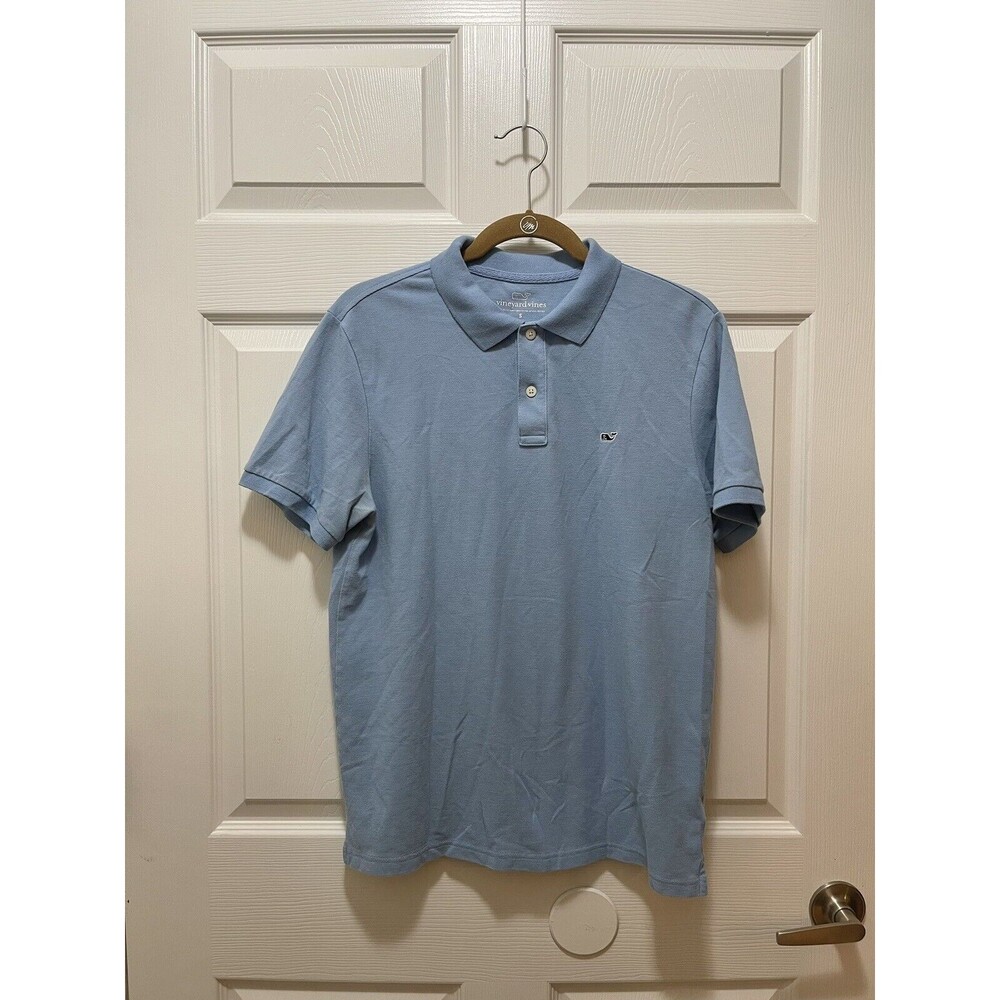Vineyard Vines Men's Polo Shirt Size S Short Sleeve Blue
